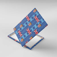 Fiji Masi Tapa Canvas Wall Art Coat Of Arms - Polynesian Pride