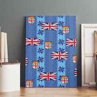 Fiji Masi Tapa Canvas Wall Art Coat Of Arms - Polynesian Pride