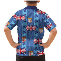 Fiji Masi Tapa Family Matching Mermaid Dress and Hawaiian Shirt Coat Of Arms - Polynesian Pride