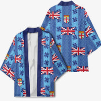 Fiji Masi Tapa Kimono Coat Of Arms - Polynesian Pride