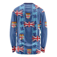 Fiji Masi Tapa Long Sleeve Shirt Coat Of Arms - Polynesian Pride
