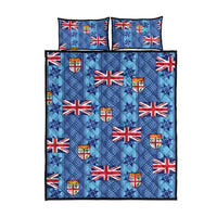 Fiji Masi Tapa Quilt Bed Set Coat Of Arms - Polynesian Pride