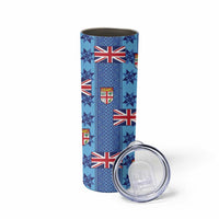 Fiji Masi Tapa Skinny Tumbler Coat Of Arms - Polynesian Pride
