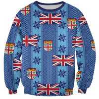 Fiji Masi Tapa Sweatshirt Coat Of Arms - Polynesian Pride