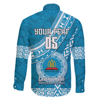 Custom Lavengamalie College Family Matching Puletasi Dress and Hawaiian Shirt Tongan Kupesi Pattern LT05 - Polynesian Pride