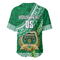 Custom Saineha High School Baseball Jersey Tongan Kupesi Pattern LT05 - Polynesian Pride