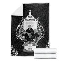 New Zealand Rugby Blanket The Haka With Champions Cup LT05 - Polynesian Pride