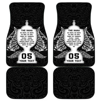 Custom New Zealand Rugby Car Mats The Haka With Champions Cup LT05 Black - Polynesian Pride