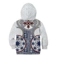 Hawaii Kid Hoodie Barkcloth Pattern Vintage Style LT05 - Polynesian Pride