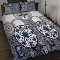 Hawaii Quilt Bed Set Barkcloth Pattern Vintage Style LT05 - Polynesian Pride