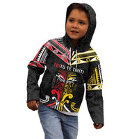 Niue And Aotearoa Kid Hoodie Together For Te Tiriti O Waitangi