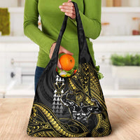 Hawaii Ikaika Warrior Helmet Grocery Bag Gold Style