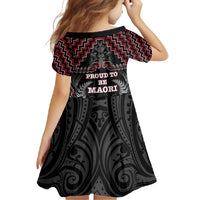 Aotearoa Family Matching Short Sleeve Bodycon Dress and Hawaiian Shirt Proud To Be Maori LT05 - Polynesian Pride
