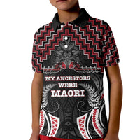 Aotearoa Kid Polo Shirt Proud To Be Maori LT05 Kid Red - Polynesian Pride