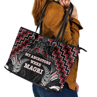 Aotearoa Leather Tote Bag Proud To Be Maori LT05 - Polynesian Pride