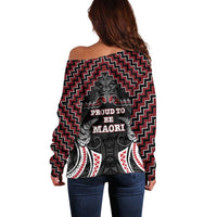 Aotearoa Off Shoulder Sweater Proud To Be Maori