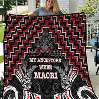 Aotearoa Quilt Proud To Be Maori LT05 Red - Polynesian Pride