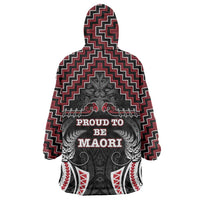 Aotearoa Wearable Blanket Hoodie Proud To Be Maori