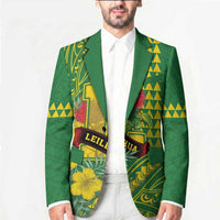 Personalised Hawaii Leilehua High School Blazer Tribal Tattoo With Hibiscus Flowers