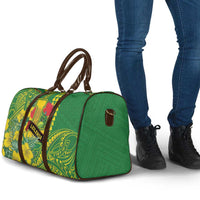 Hawaii Leilehua High School Travel Bag Tribal Tattoo With Hibiscus Flowers LT05 - Polynesian Pride
