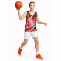 Personalised Hawaii Kalani High School Basketball Jersey Tribal Tattoo With Hibiscus Flowers LT05 - Polynesian Pride