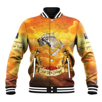 New Zealand And Australia ANZAC Day Baseball Jacket Sinai Palestine Campaign Lest We Forget