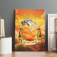 New Zealand And Australia ANZAC Day Canvas Wall Art Sinai Palestine Campaign Lest We Forget