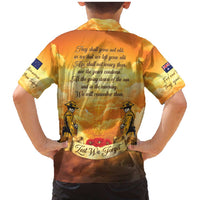 New Zealand And Australia ANZAC Day Family Matching Mermaid Dress and Hawaiian Shirt Sinai Palestine Campaign Lest We Forget