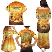 New Zealand And Australia ANZAC Day Family Matching Puletasi and Hawaiian Shirt Sinai Palestine Campaign Lest We Forget