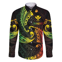 AAPI Heritage Month Family Matching Short Sleeve Bodycon Dress and Hawaiian Shirt Kanaka Maoli Polynesian Tribal Wave