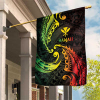 AAPI Heritage Month Garden Flag Kanaka Maoli Polynesian Tribal Wave