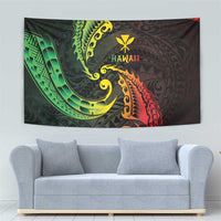 AAPI Heritage Month Tapestry Kanaka Maoli Polynesian Tribal Wave