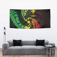AAPI Heritage Month Tapestry Kanaka Maoli Polynesian Tribal Wave