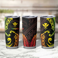 AAPI Heritage Month Tumbler Cup Kanaka Maoli Polynesian Tribal Wave LT05 - Polynesian Pride