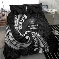 AAPI Heritage Month Bedding Set American Samoa Polynesian Tribal Wave