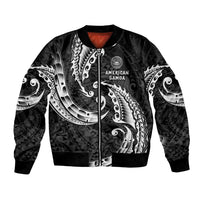 AAPI Heritage Month Bomber Jacket American Samoa Polynesian Tribal Wave
