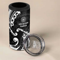 AAPI Heritage Month 4 in 1 Can Cooler Tumbler American Samoa Polynesian Tribal Wave LT05 - Polynesian Pride
