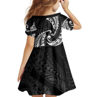 AAPI Heritage Month Family Matching Off Shoulder Maxi Dress and Hawaiian Shirt American Samoa Polynesian Tribal Wave