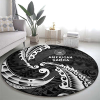 AAPI Heritage Month Round Carpet American Samoa Polynesian Tribal Wave