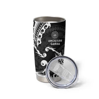 AAPI Heritage Month Tumbler Cup American Samoa Polynesian Tribal Wave LT05 - Polynesian Pride