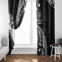 AAPI Heritage Month Window Curtain American Samoa Polynesian Tribal Wave