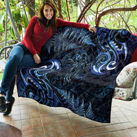 Aotearoa New Zealand Octopus Quilt Silver Fern Maori Pattern LT05 - Polynesian Pride