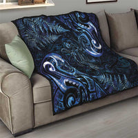 Aotearoa New Zealand Octopus Quilt Silver Fern Maori Pattern LT05 - Polynesian Pride