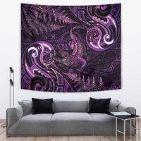 Aotearoa New Zealand Crocodile Tapestry Silver Fern Maori Pattern