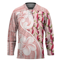Samoa Teuila Hockey Jersey Pink Samoan Siapo Motifs