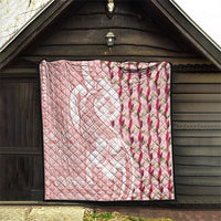 Samoa Teuila Quilt Pink Samoan Siapo Motifs