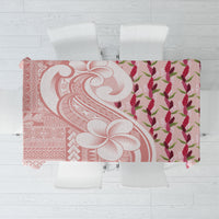 Samoa Teuila Tablecloth Pink Samoan Siapo Motifs