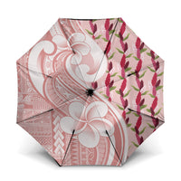 Samoa Teuila Umbrella Pink Samoan Siapo Motifs