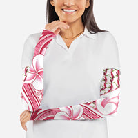 Samoa Teuila Arm Sleeves White Samoan Siapo Motifs LT05 - Polynesian Pride