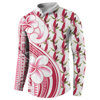 Samoa Teuila Button Sweatshirt White Samoan Siapo Motifs
